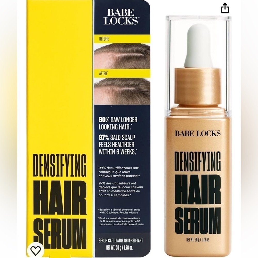 NEW BABE LOCKS DENSIFYING HAIR SERUM
1.76 oz.